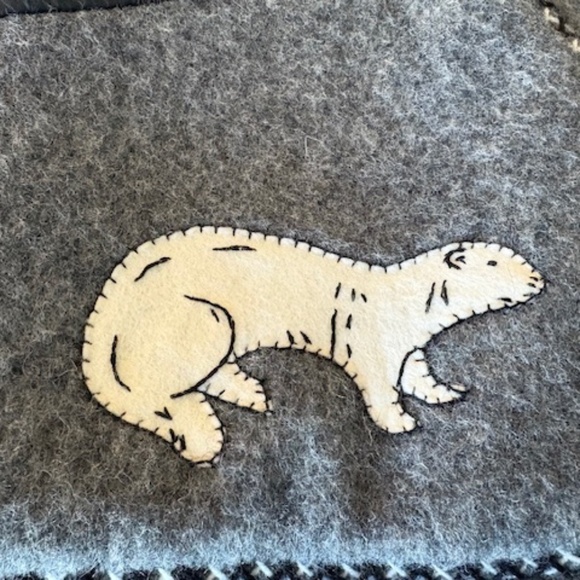 JAMES BAY authentic vintage sz 16 (XL) Women's inuit wool parka gray - Picture 8 of 16